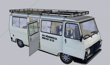 J9 Karavan Projesi Örnegi 3d